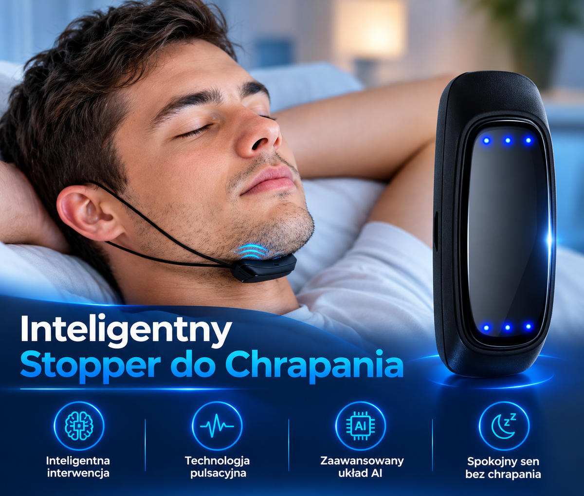 Inteligentny Stopper do Chrapania